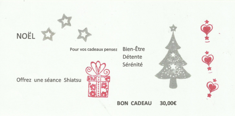 offre de noel pour massage détente